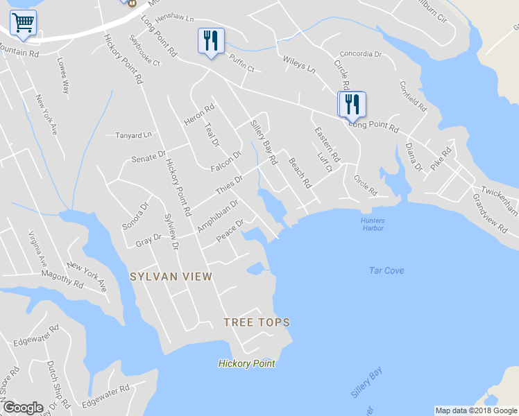 map of restaurants, bars, coffee shops, grocery stores, and more near 263 Mallard Drive in Pasadena