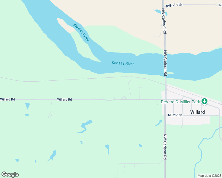 map of restaurants, bars, coffee shops, grocery stores, and more near 10475 Willard Road in Topeka