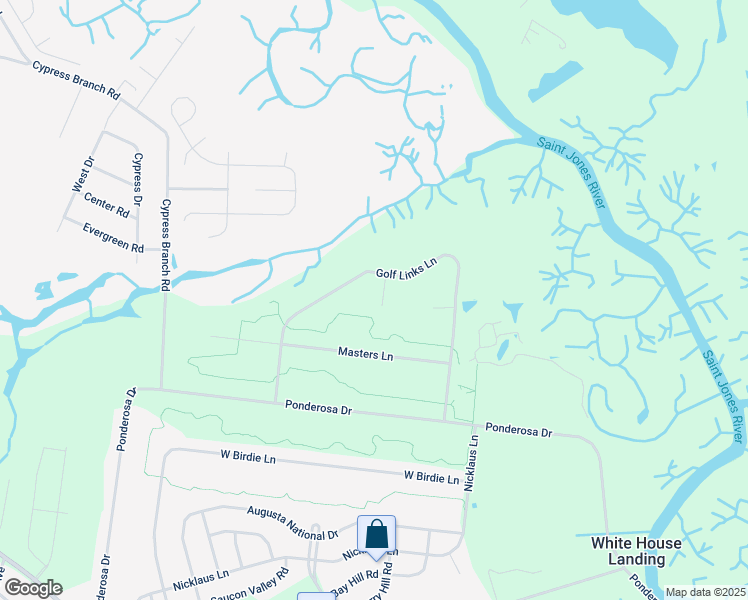 map of restaurants, bars, coffee shops, grocery stores, and more near 58 Caddie Court in Magnolia