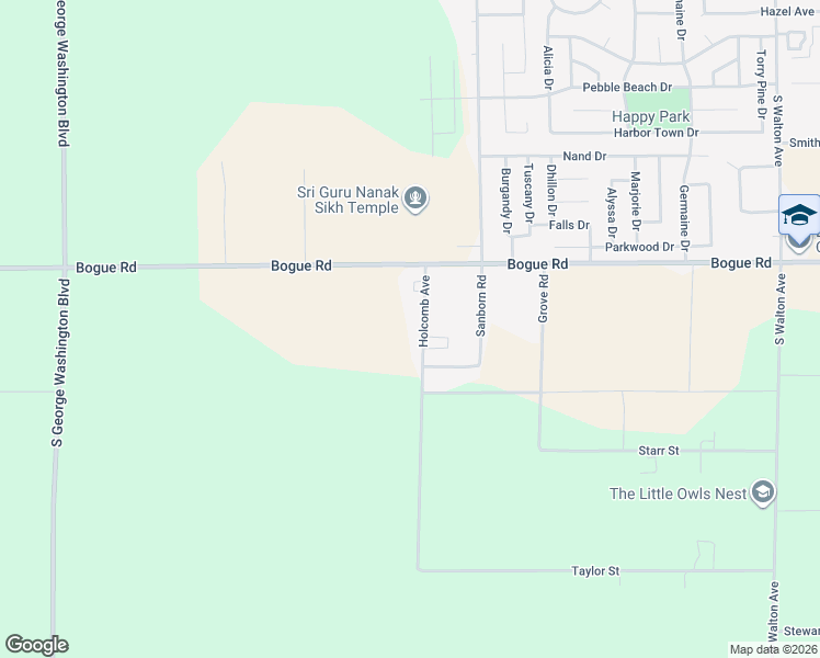 map of restaurants, bars, coffee shops, grocery stores, and more near 2158 Holcomb Avenue in Yuba City