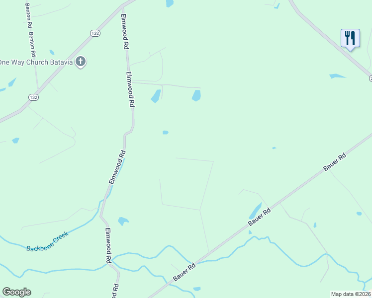 map of restaurants, bars, coffee shops, grocery stores, and more near 4590 Shepherds Way in Batavia