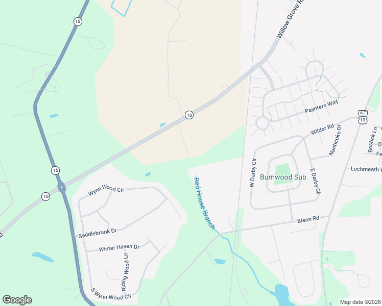map of restaurants, bars, coffee shops, grocery stores, and more near 137 Boss Brown Lane in Kent County