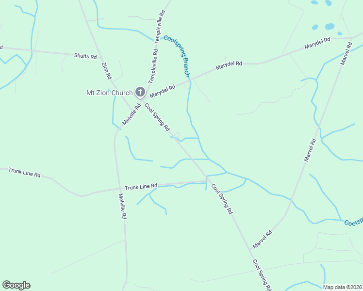 map of restaurants, bars, coffee shops, grocery stores, and more near 17825 Cool Spring Road in Marydel