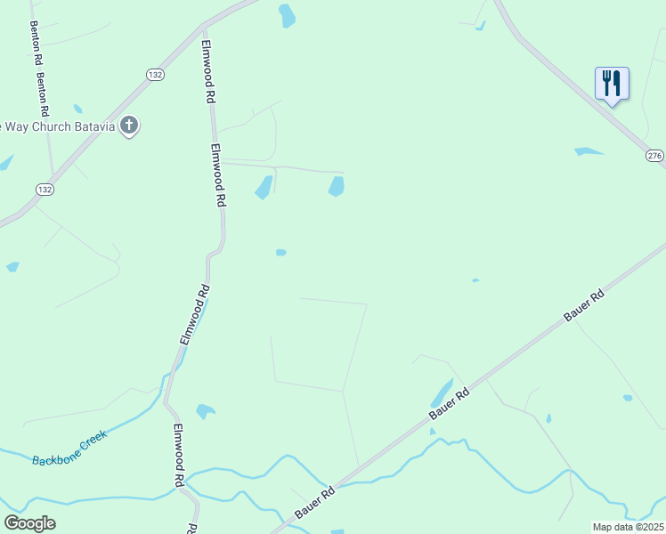 map of restaurants, bars, coffee shops, grocery stores, and more near 4590 Shepherds Way in Batavia