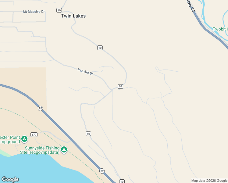 map of restaurants, bars, coffee shops, grocery stores, and more near 165 Reva Ridge Road in Twin Lakes