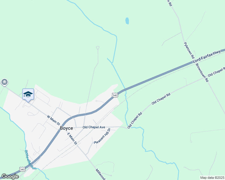 map of restaurants, bars, coffee shops, grocery stores, and more near 1517 Frogtown Road in Bluemont
