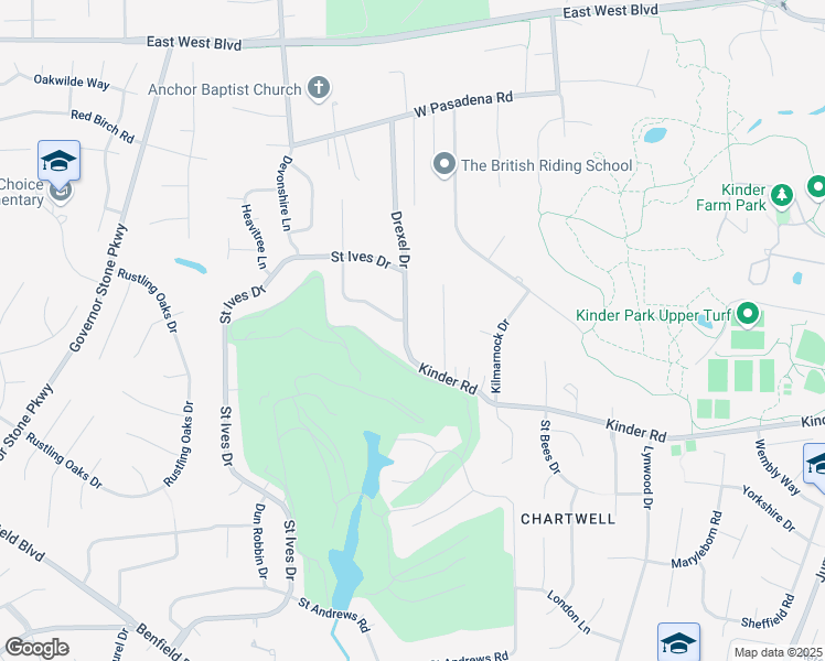 map of restaurants, bars, coffee shops, grocery stores, and more near 159 Drexel Drive in Millersville