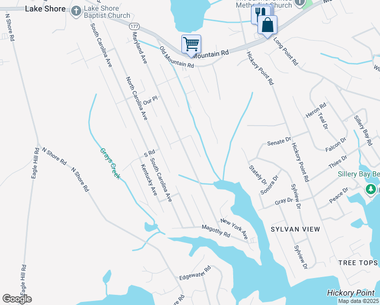 map of restaurants, bars, coffee shops, grocery stores, and more near 311 Maryland Avenue in Pasadena