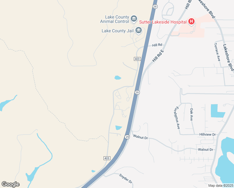 map of restaurants, bars, coffee shops, grocery stores, and more near 4528 Hill Road in Lakeport