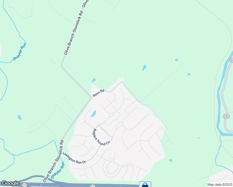 map of restaurants, bars, coffee shops, grocery stores, and more near 4746 Turfway Trail in Batavia