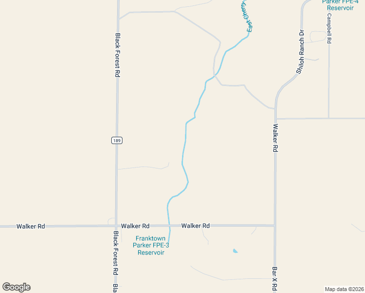 map of restaurants, bars, coffee shops, grocery stores, and more near 18235 Black Forest Road in Colorado Springs