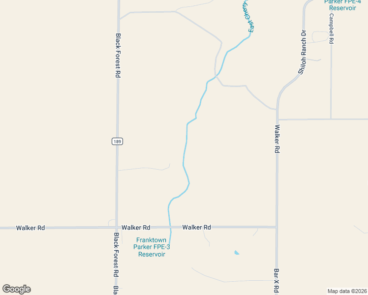 map of restaurants, bars, coffee shops, grocery stores, and more near 18235 Black Forest Road in Colorado Springs