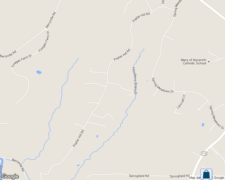 map of restaurants, bars, coffee shops, grocery stores, and more near 14801 Poplar Hill Road in Germantown