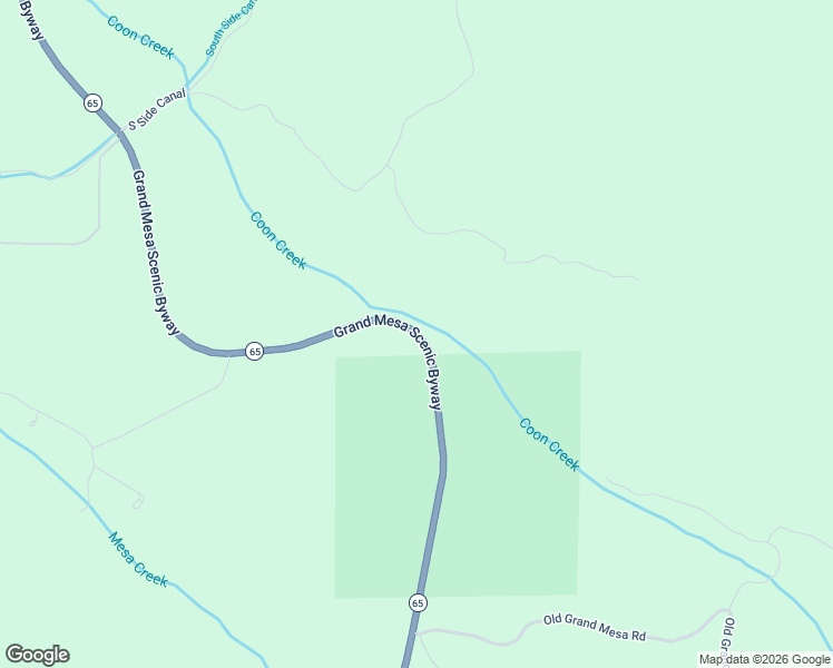 map of restaurants, bars, coffee shops, grocery stores, and more near Grand Mesa Scenic Byway in Mesa
