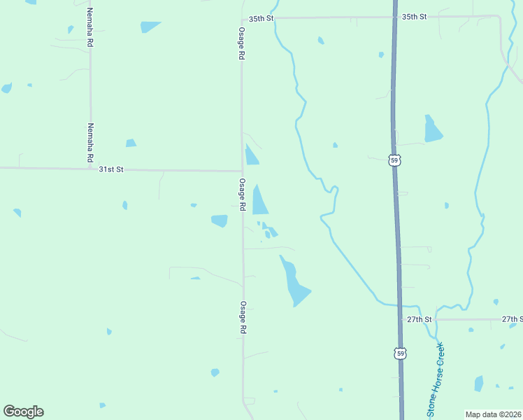 map of restaurants, bars, coffee shops, grocery stores, and more near 3045-3099 Osage Road in Perry