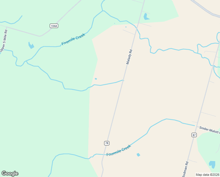 map of restaurants, bars, coffee shops, grocery stores, and more near 17220 Malady Road in Mount Orab