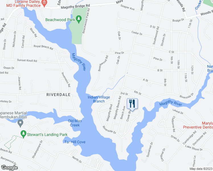 map of restaurants, bars, coffee shops, grocery stores, and more near 531 6th Street in Pasadena