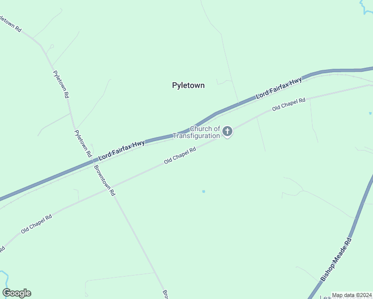 map of restaurants, bars, coffee shops, grocery stores, and more near 1613 Old Chapel Road in Boyce