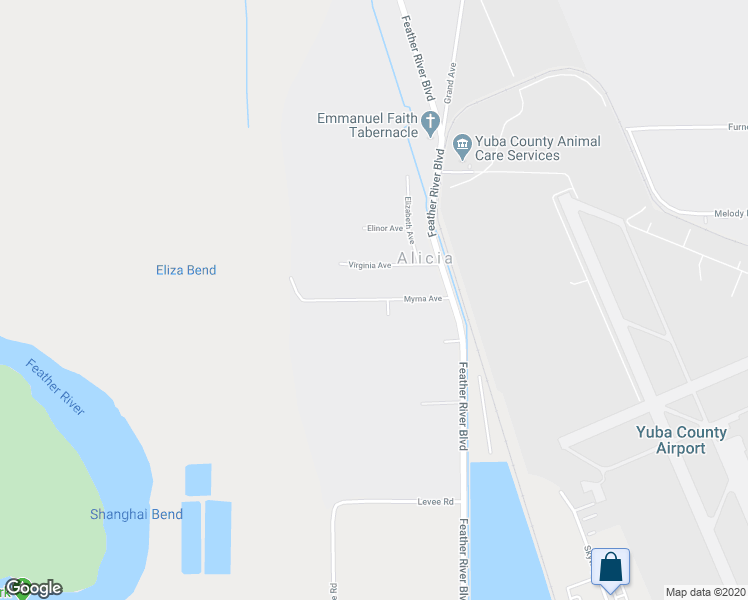 map of restaurants, bars, coffee shops, grocery stores, and more near 925 Myrna Avenue in Olivehurst