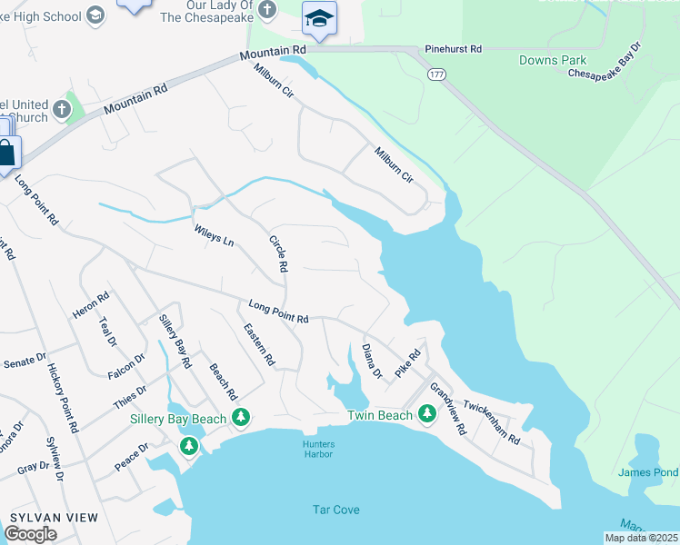 map of restaurants, bars, coffee shops, grocery stores, and more near 154 Cornfield Road in Pasadena
