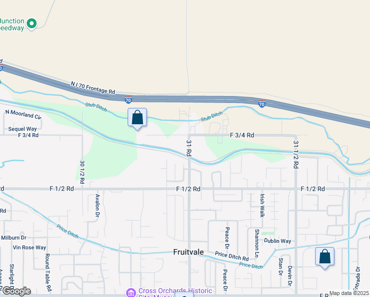 map of restaurants, bars, coffee shops, grocery stores, and more near 667 31 Road in Grand Junction