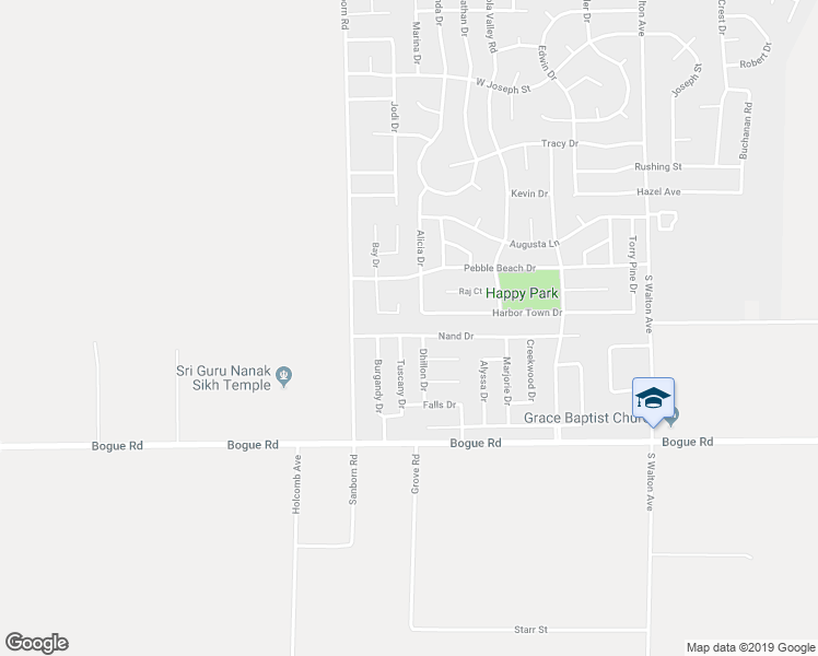 map of restaurants, bars, coffee shops, grocery stores, and more near 2041 Nand Drive in Yuba City