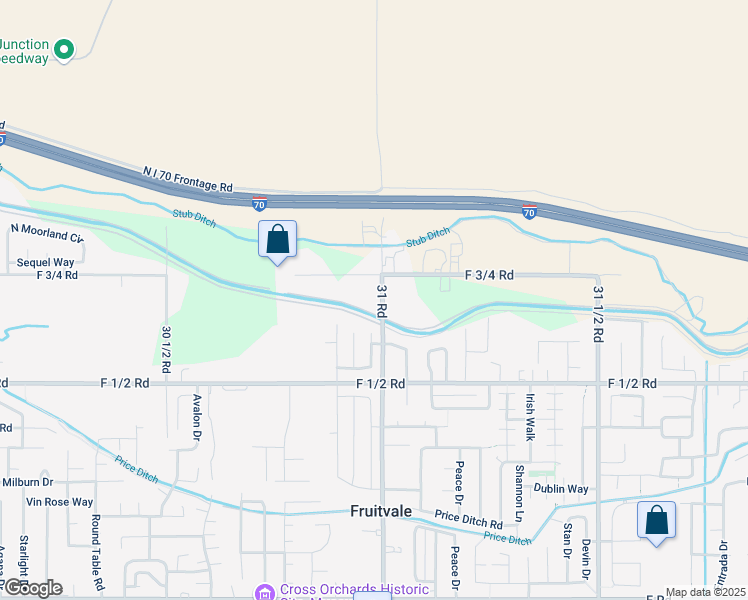 map of restaurants, bars, coffee shops, grocery stores, and more near 667 31 Road in Grand Junction