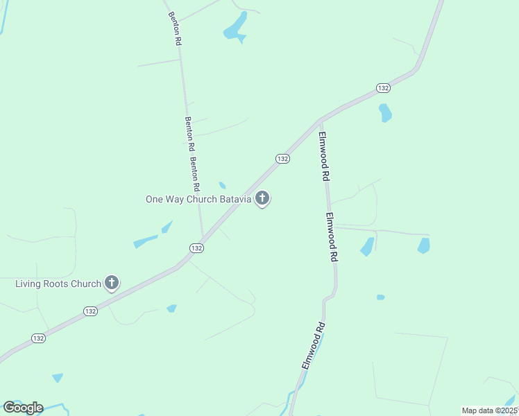 map of restaurants, bars, coffee shops, grocery stores, and more near 4650 Ohio 132 in Batavia