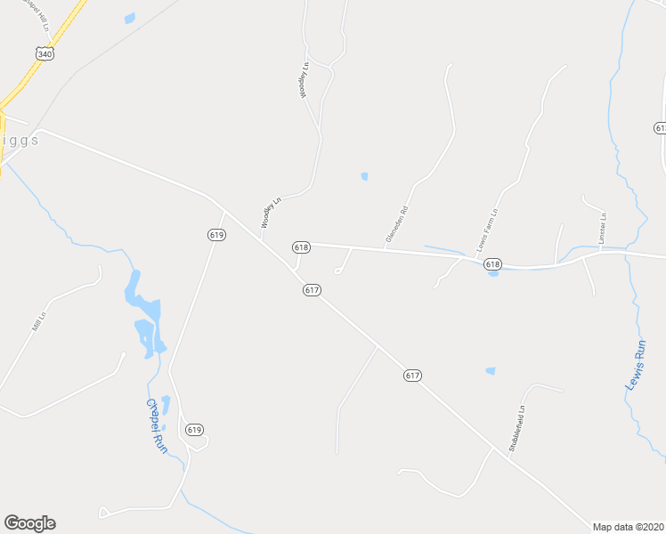 map of restaurants, bars, coffee shops, grocery stores, and more near 56 Locke's Mill Road in Berryville