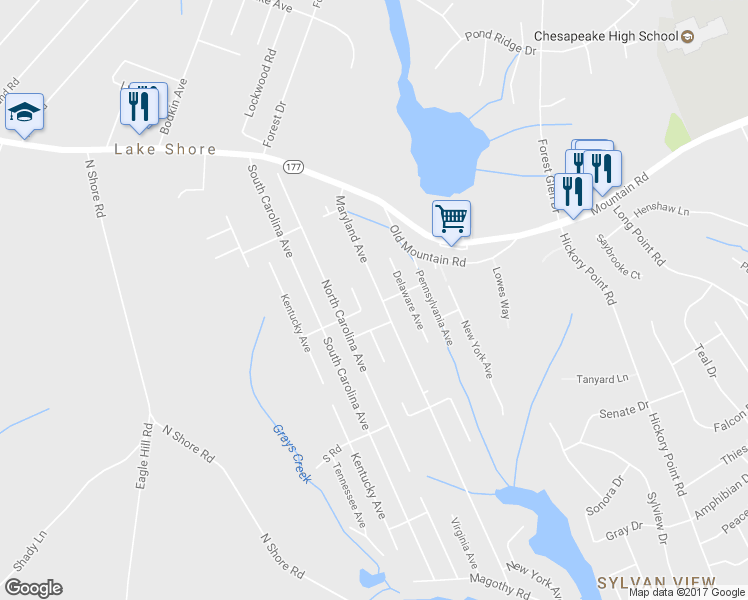 map of restaurants, bars, coffee shops, grocery stores, and more near 160 Maryland Avenue in Pasadena