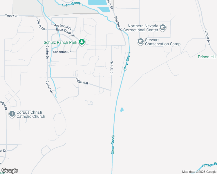 map of restaurants, bars, coffee shops, grocery stores, and more near 1490 Rabe Way in Carson City