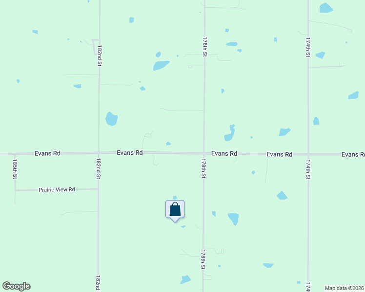 map of restaurants, bars, coffee shops, grocery stores, and more near 17888 Evans Road in Tonganoxie