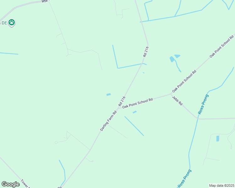 map of restaurants, bars, coffee shops, grocery stores, and more near 101 Road 216 in Kent County