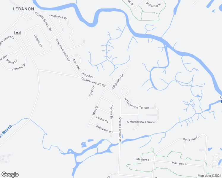 map of restaurants, bars, coffee shops, grocery stores, and more near 63 Edgewater Drive in Magnolia