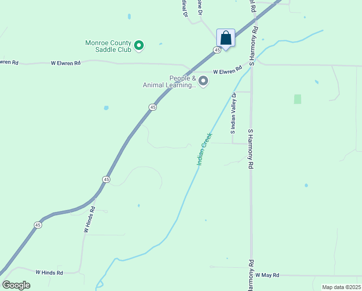 map of restaurants, bars, coffee shops, grocery stores, and more near 7828 Brennick Court in Bloomington