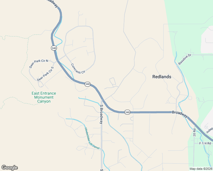 map of restaurants, bars, coffee shops, grocery stores, and more near 1912 Broadway in Grand Junction