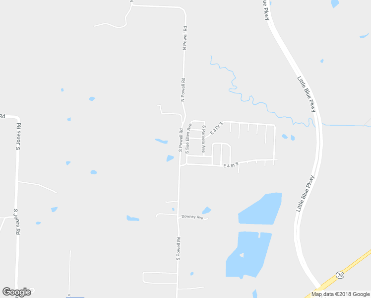map of restaurants, bars, coffee shops, grocery stores, and more near 304 South Sue Ellen Avenue in Independence