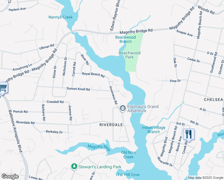 map of restaurants, bars, coffee shops, grocery stores, and more near 611 Sutton Dr in Pasadena