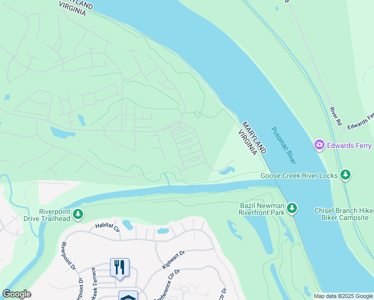 map of restaurants, bars, coffee shops, grocery stores, and more near 43780 Ballybunion Terrace in Leesburg
