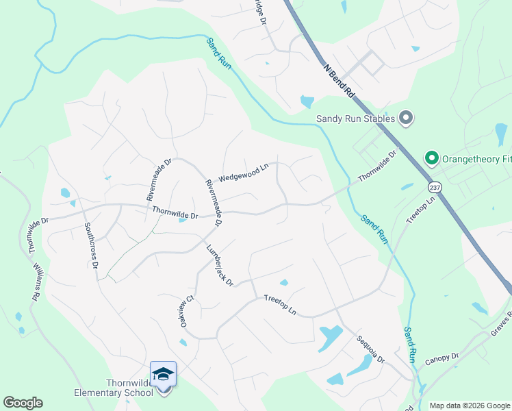 map of restaurants, bars, coffee shops, grocery stores, and more near 2048 Wyndemere Court in Hebron