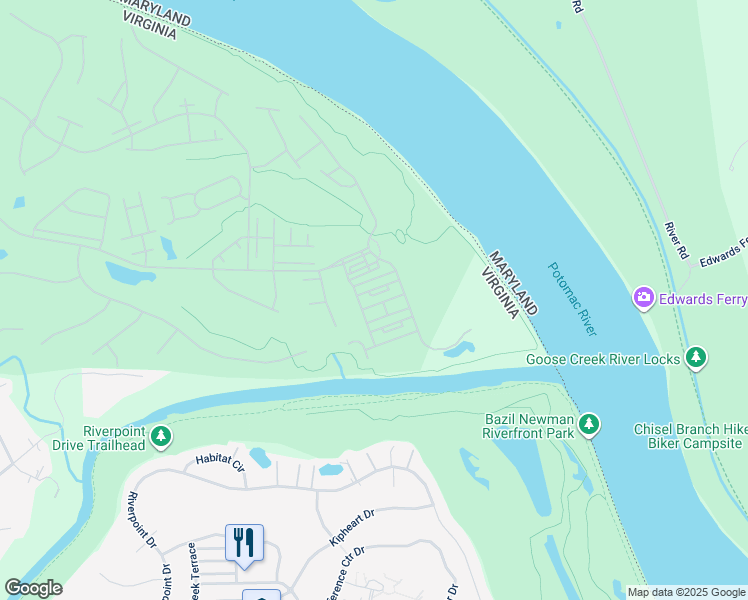 map of restaurants, bars, coffee shops, grocery stores, and more near 43792 Ballybunion Terrace in Leesburg