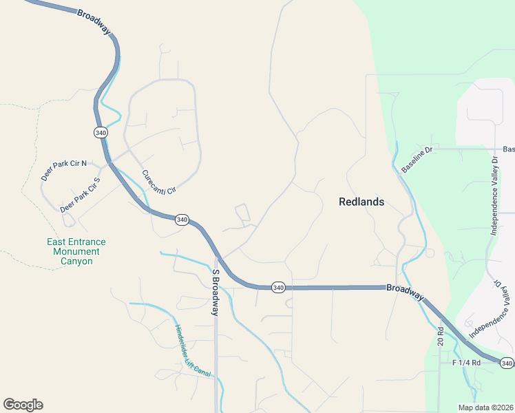 map of restaurants, bars, coffee shops, grocery stores, and more near 1912 Broadway in Grand Junction