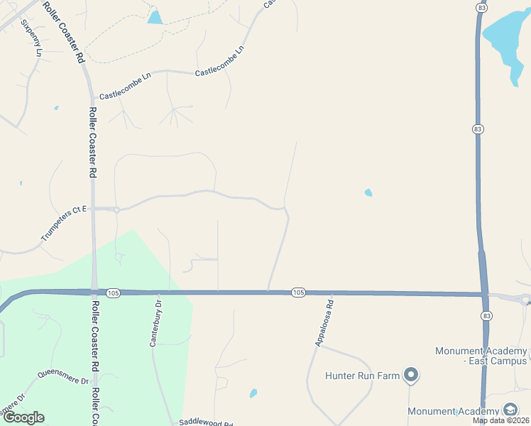 map of restaurants, bars, coffee shops, grocery stores, and more near 1705 Trumpeters Court in Monument