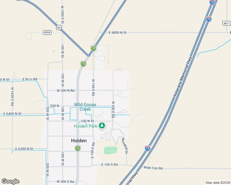 map of restaurants, bars, coffee shops, grocery stores, and more near 290 North 200 East Road in Holden