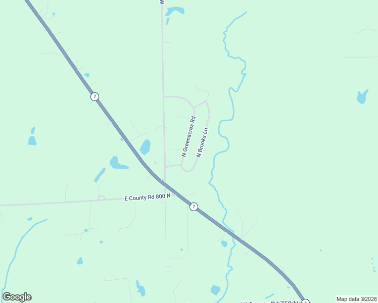 map of restaurants, bars, coffee shops, grocery stores, and more near 8165 North Brooks Lane in Scipio