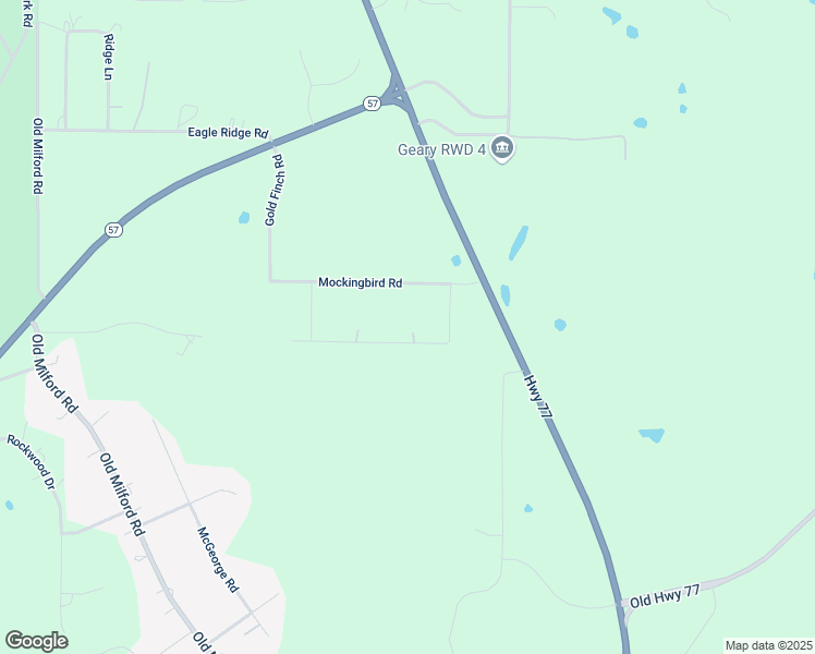 map of restaurants, bars, coffee shops, grocery stores, and more near 2301-2411 Meadowlark Drive in Milford