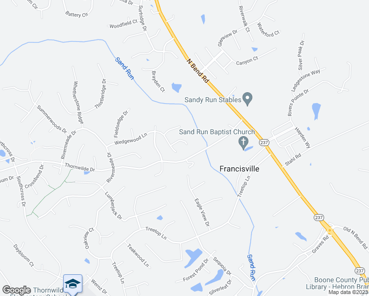 map of restaurants, bars, coffee shops, grocery stores, and more near 1266 Strathmore Court in Hebron