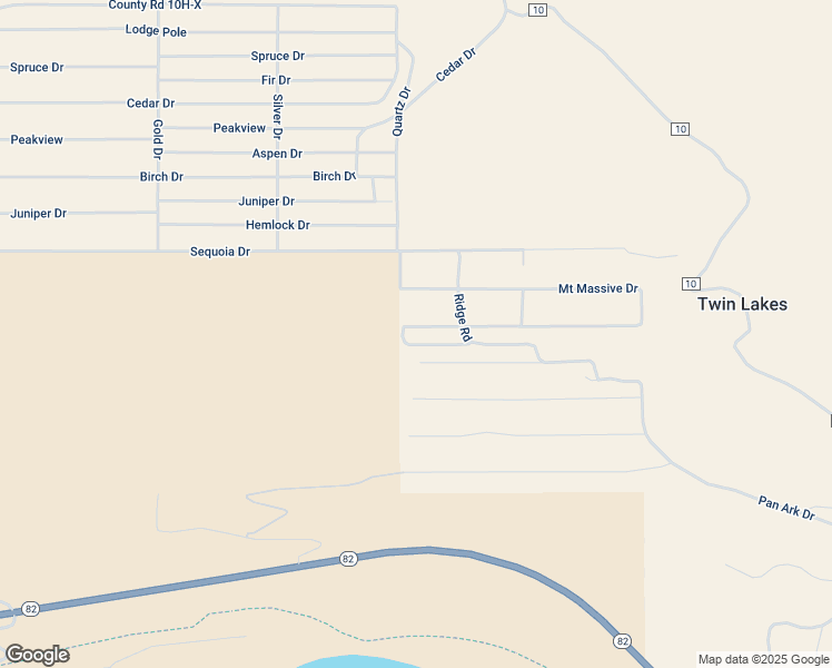 map of restaurants, bars, coffee shops, grocery stores, and more near 464 Mount Elbert Road in Twin Lakes