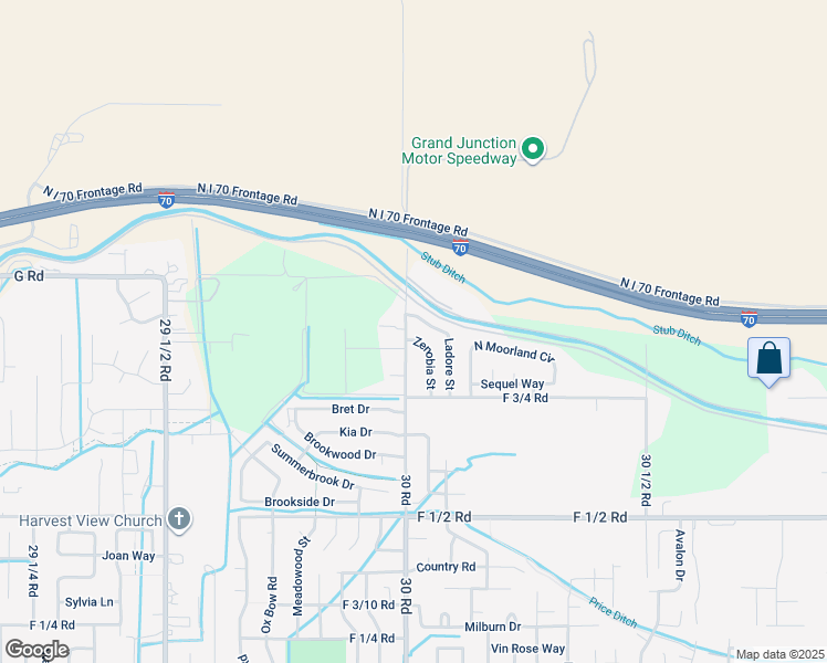 map of restaurants, bars, coffee shops, grocery stores, and more near 688 30 Road in Grand Junction