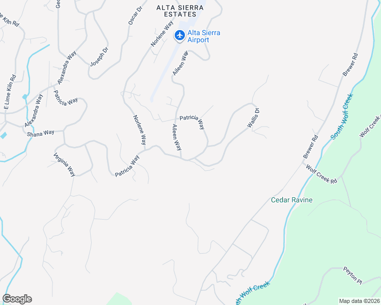 map of restaurants, bars, coffee shops, grocery stores, and more near 17713 Aileen Way in Grass Valley